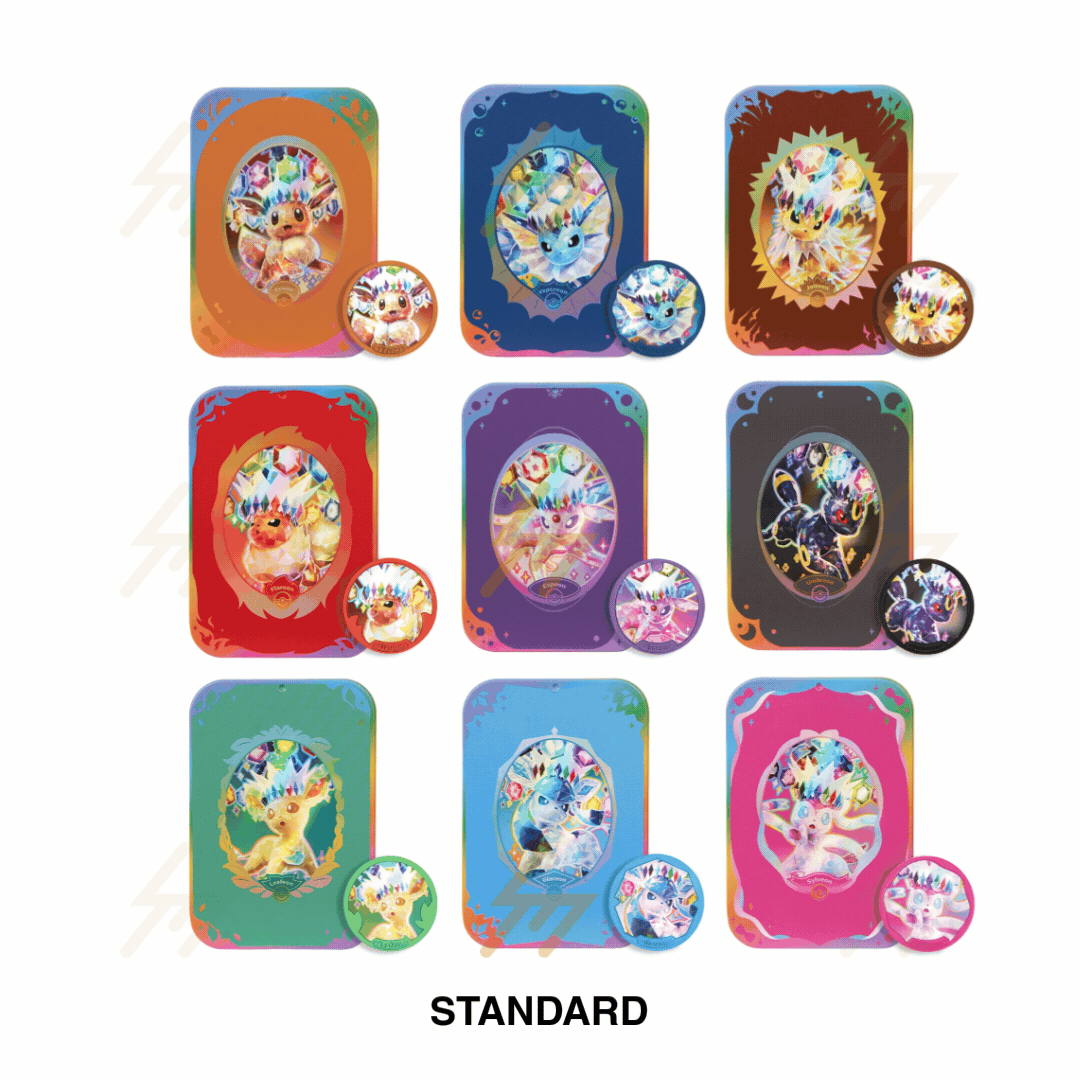 PRE-ORDER: Pokemon TCG - Scarlet & Violet - Eeveelution Damage-Counter Dice & Condition Markers Set (Simplified Chinese)